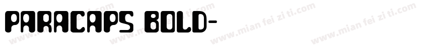 ParaCaps Bold字体转换